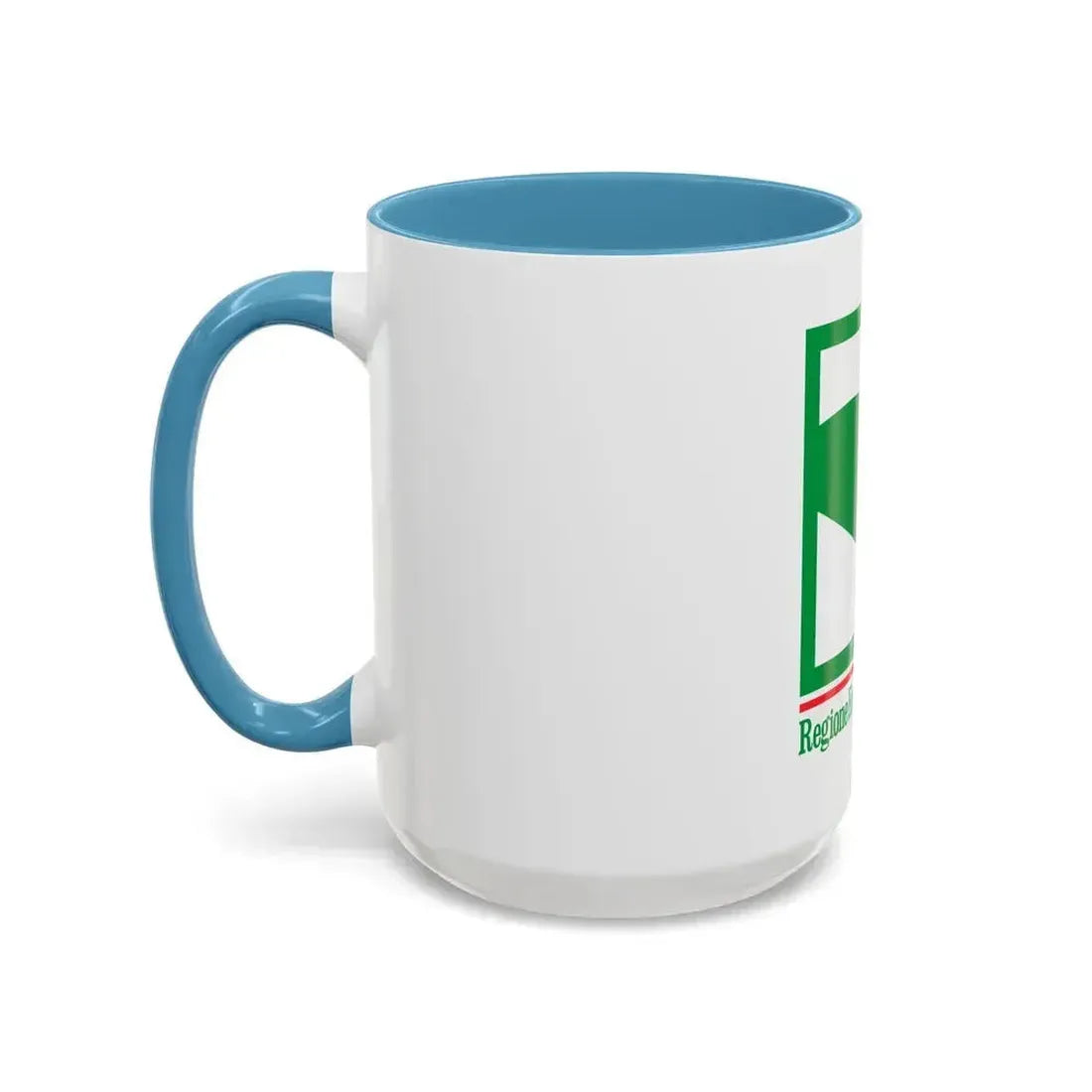 Flag of Emilia Romagna Italy - Accent Coffee Mug - Go Mug Yourself