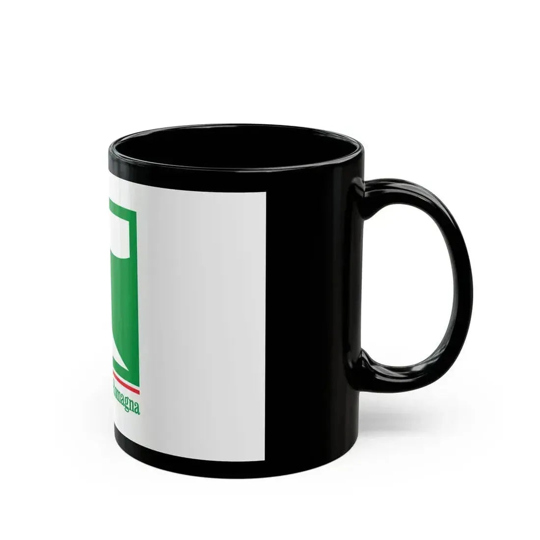 Flag of Emilia Romagna Italy - Black Coffee Mug - Go Mug Yourself
