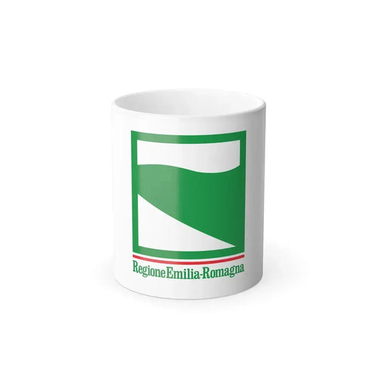 Flag of Emilia Romagna Italy - Color Changing Coffee Mug 11oz - Go Mug Yourself