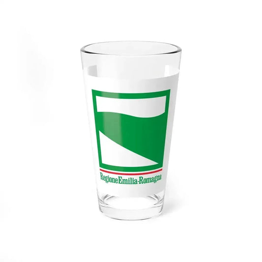 Flag of Emilia Romagna Italy - Pint Glass 16oz 16oz - Go Mug Yourself