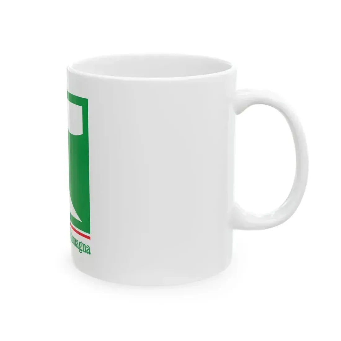 Flag of Emilia Romagna Italy - White Coffee Mug - Go Mug Yourself