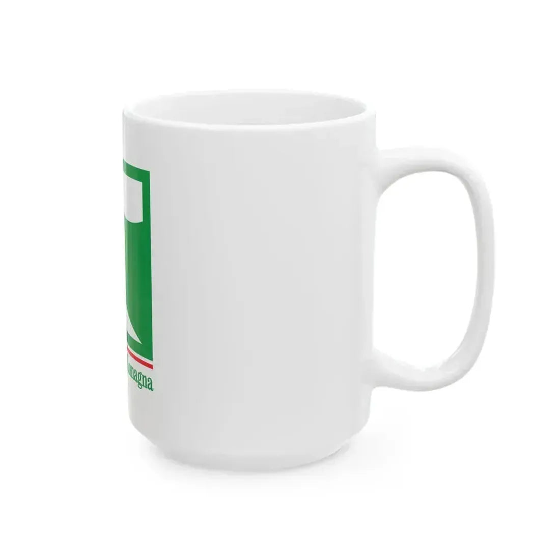 Flag of Emilia Romagna Italy - White Coffee Mug - Go Mug Yourself
