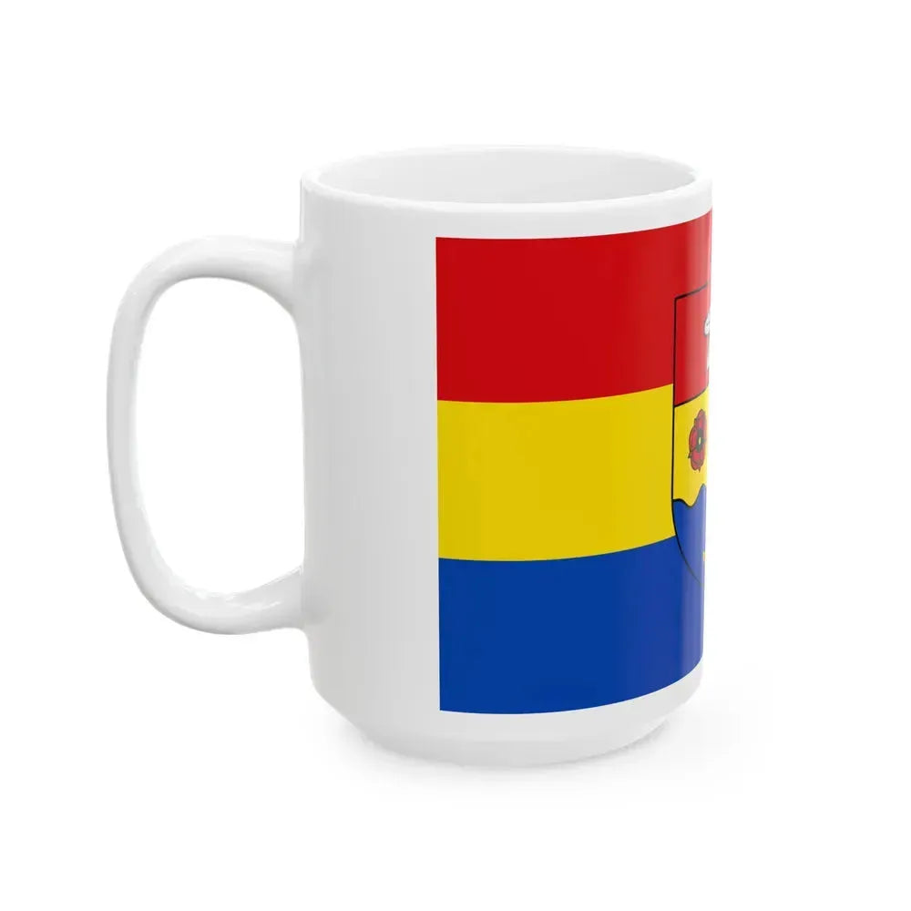 Flag of Emsland Germany - White Coffee Mug - Go Mug Yourself