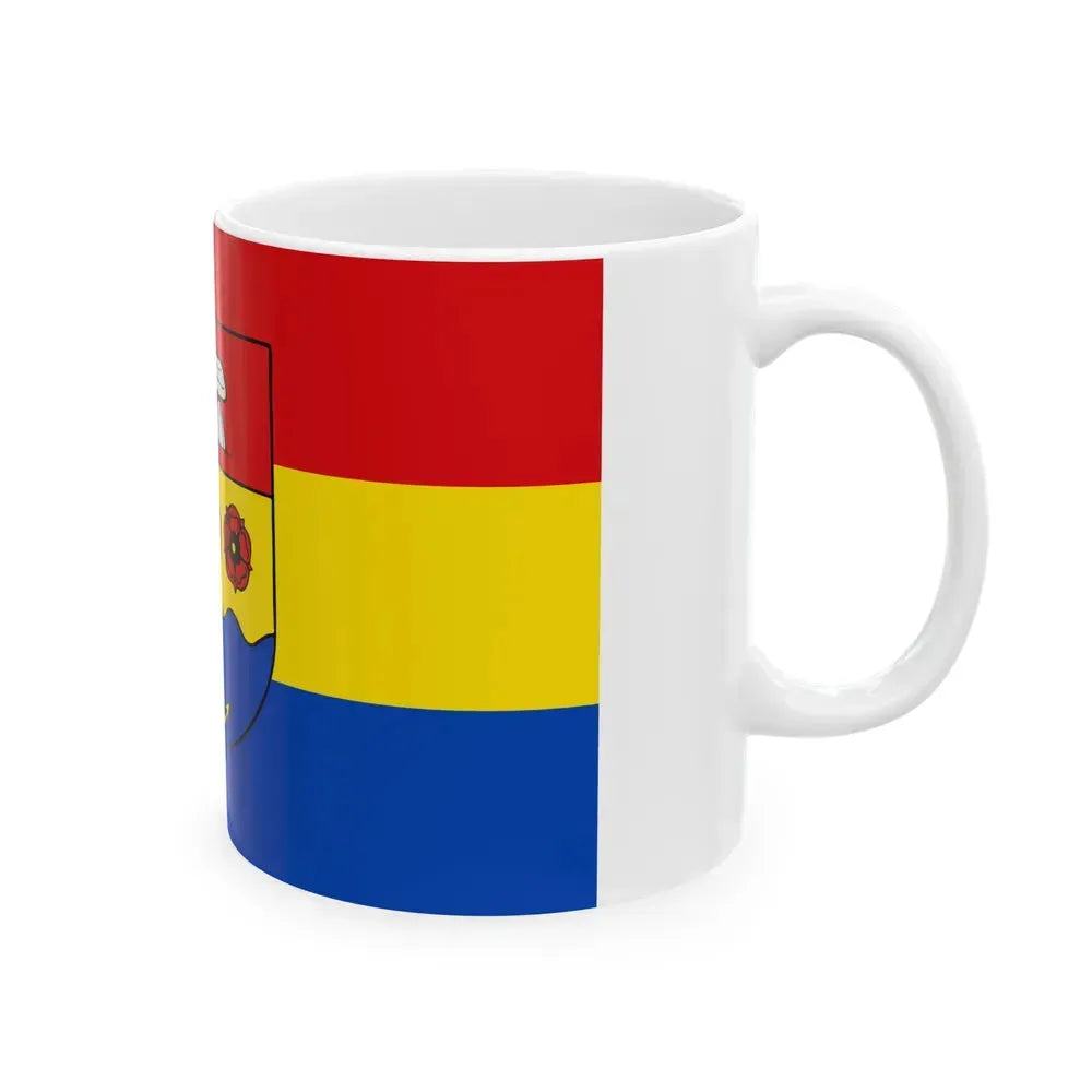 Flag of Emsland Germany - White Coffee Mug - Go Mug Yourself