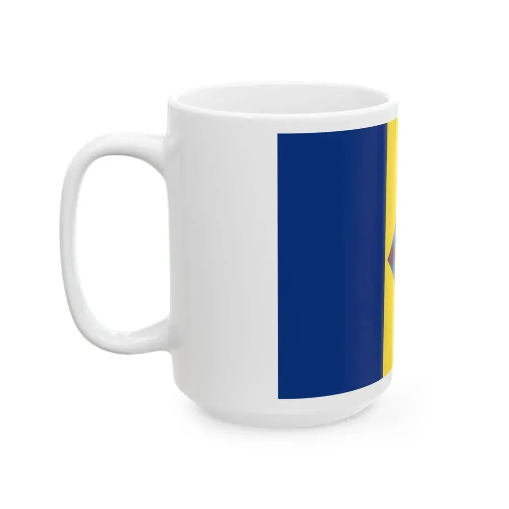 Flag of Encamp (Andorra) White Coffee Mug - Go Mug Yourself