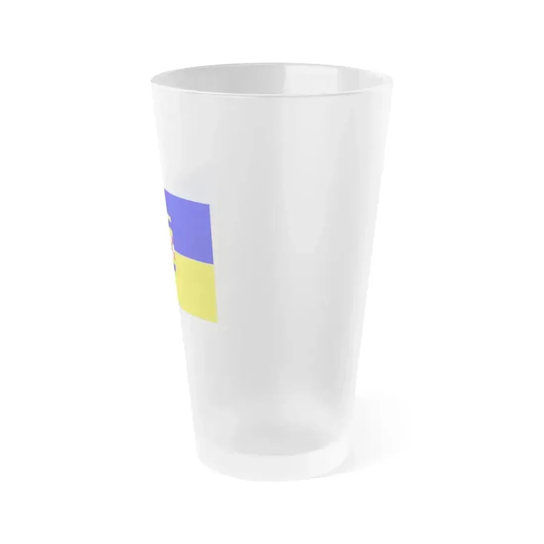 Flag of Ennepe Ruhr 2 Germany - Frosted Pint Glass 16oz - Go Mug Yourself