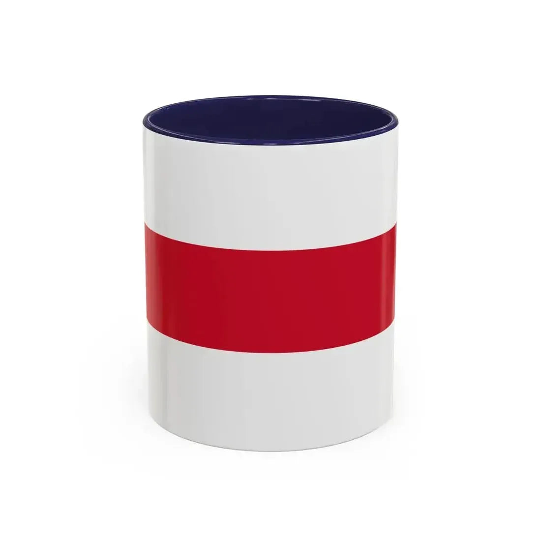 Flag of Enschede the largest city of the Twente region and the province of Overijssel Netherlands - Accent Coffee Mug 11oz Navy - Go Mug Yourself