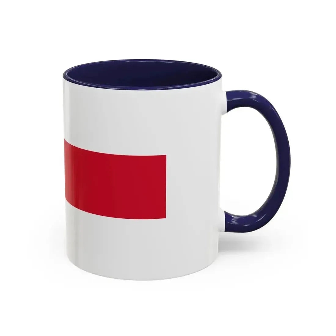 Flag of Enschede the largest city of the Twente region and the province of Overijssel Netherlands - Accent Coffee Mug - Go Mug Yourself
