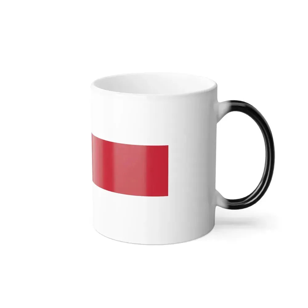 Flag of Enschede the largest city of the Twente region and the province of Overijssel Netherlands - Color Changing Coffee Mug - Go Mug Yourself