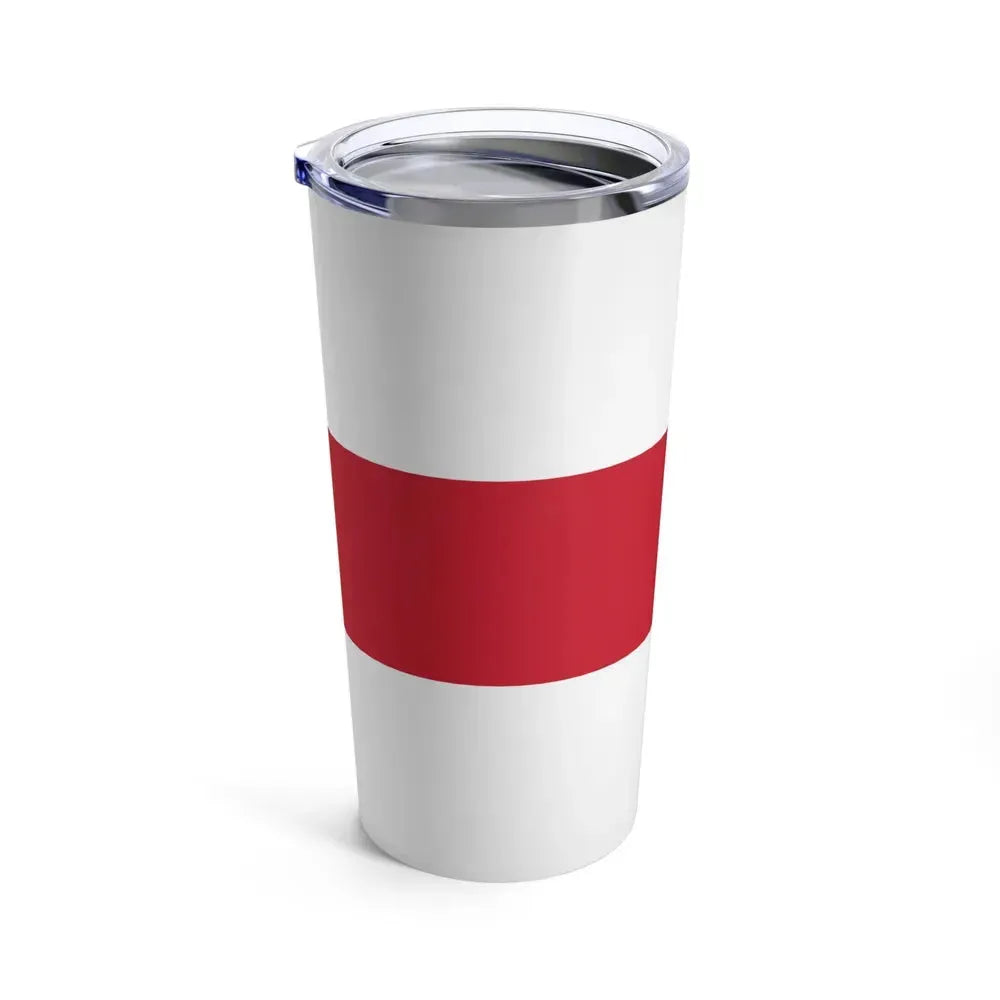 Flag of Enschede the largest city of the Twente region and the province of Overijssel Netherlands - Tumbler 20oz - Go Mug Yourself