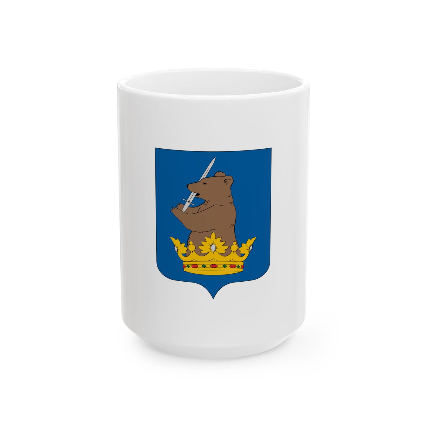Flag of Enying (Hungary) White Coffee Mug-15oz-Go Mug Yourself