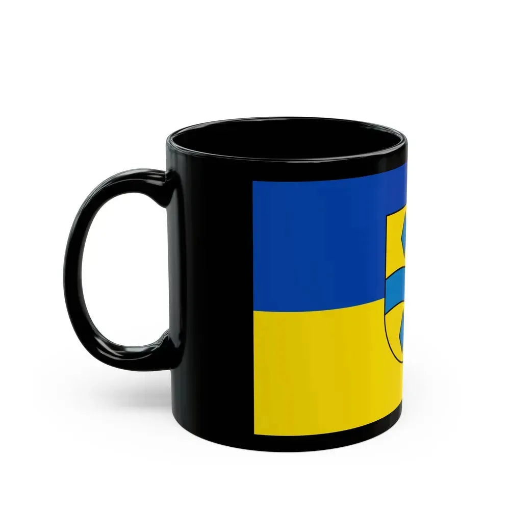 Flag of Enzkreis Germany - Black Coffee Mug - Go Mug Yourself