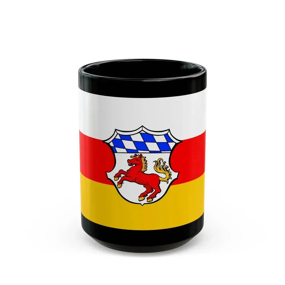 Flag of Erding Germany - Black Coffee Mug 15oz - Go Mug Yourself