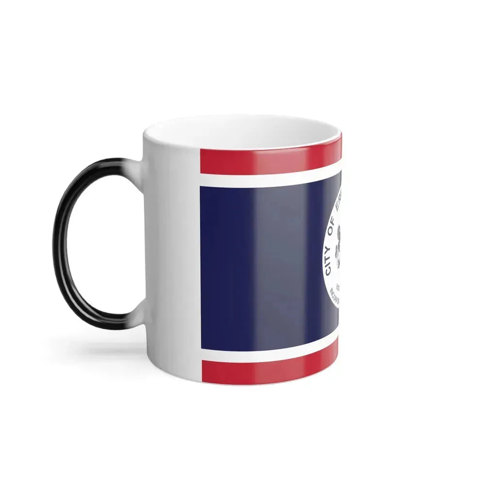 Flag of Erie, Pennsylvania - Color Changing Coffee Mug - Go Mug Yourself
