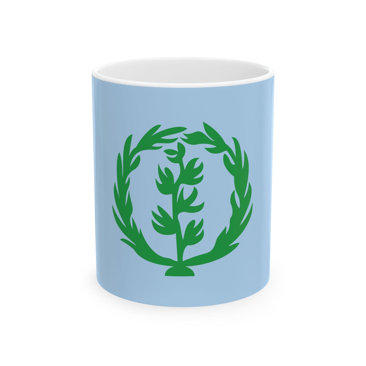 Flag of Eritrea 1952-1961 (Eritrea) White Coffee Mug-11oz-Go Mug Yourself