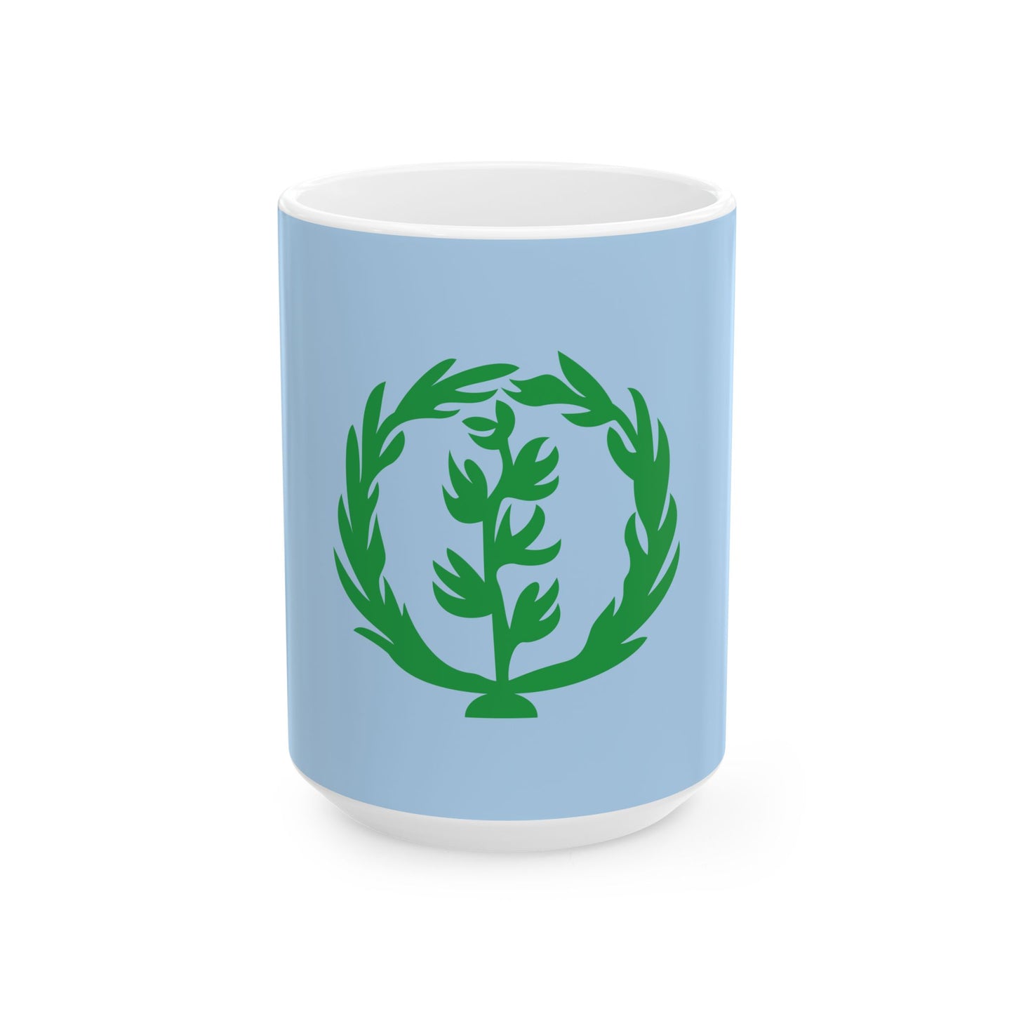 Flag of Eritrea 1952-1961 (Eritrea) White Coffee Mug-15oz-Go Mug Yourself