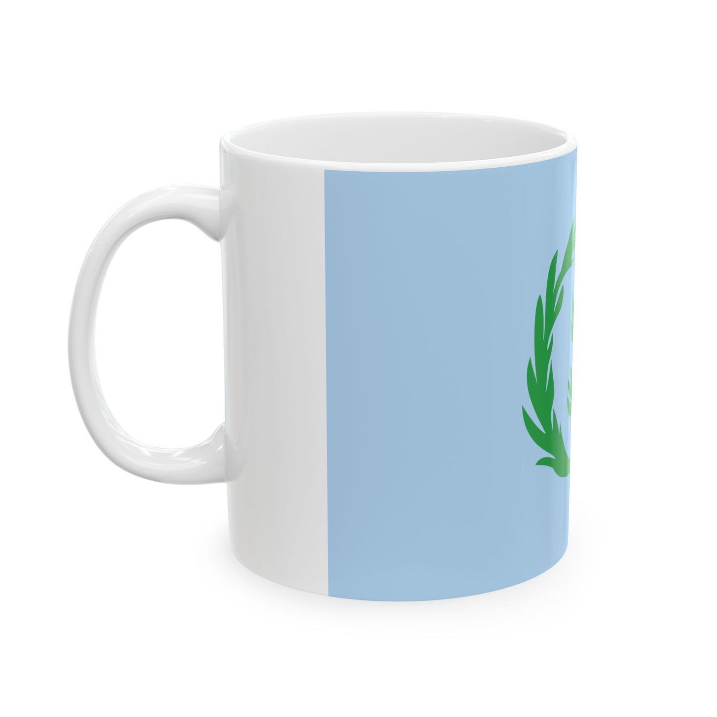 Flag of Eritrea 1952-1961 (Eritrea) White Coffee Mug-Go Mug Yourself