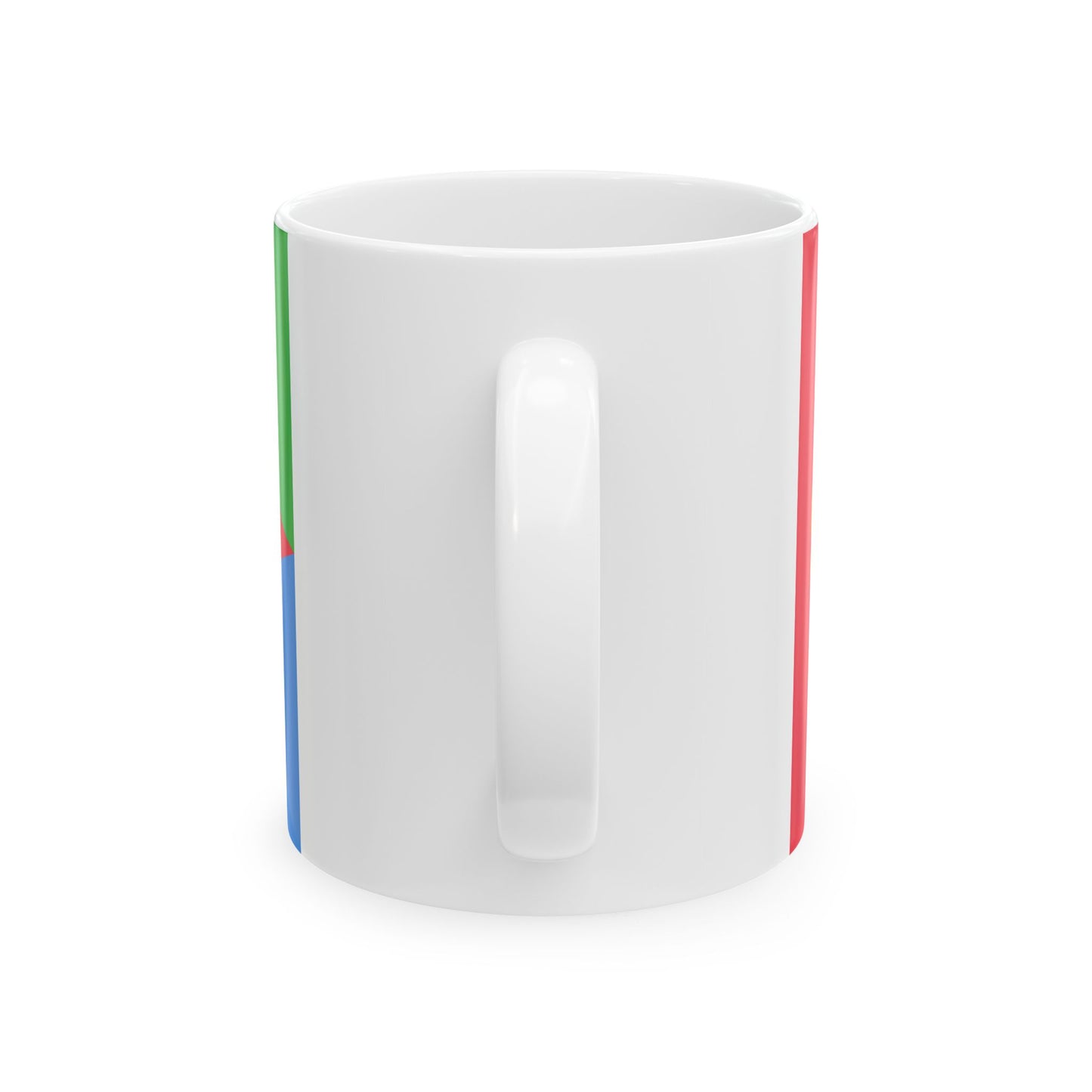 Flag of Eritrea 3-2 (Eritrea) White Coffee Mug-Go Mug Yourself