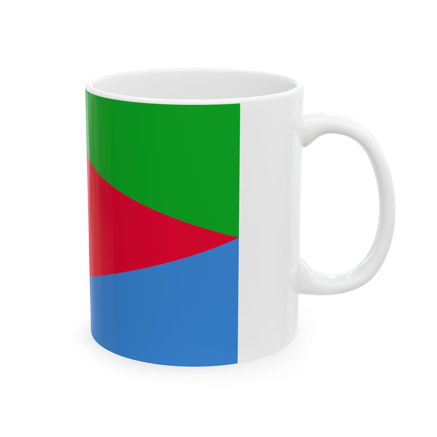 Flag of Eritrea 3-2 (Eritrea) White Coffee Mug-Go Mug Yourself