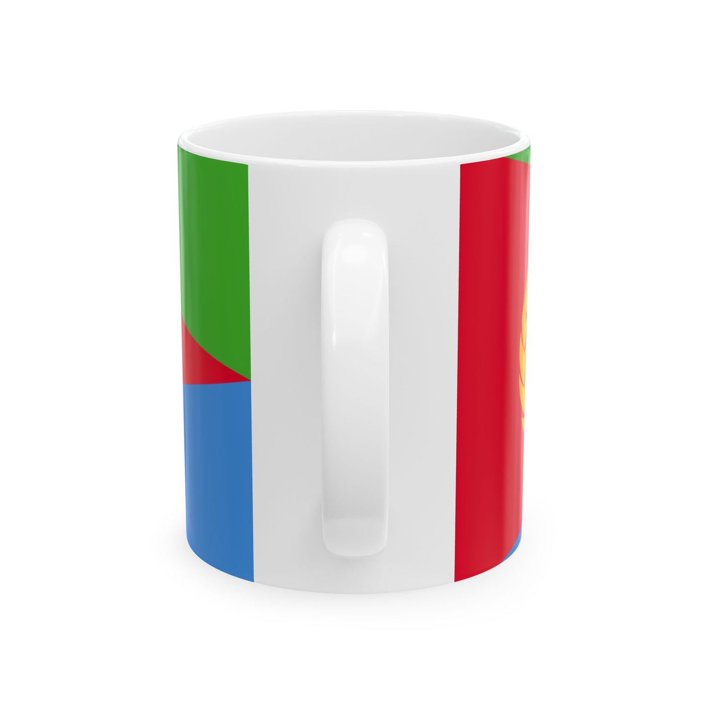 Flag of Eritrea (Eritrea) White Coffee Mug-Go Mug Yourself