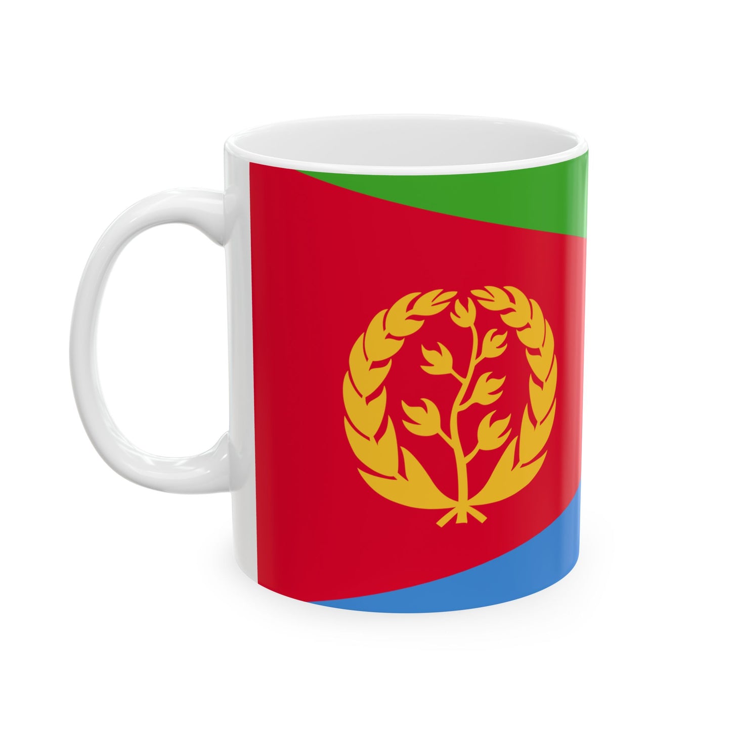 Flag of Eritrea (Eritrea) White Coffee Mug-Go Mug Yourself