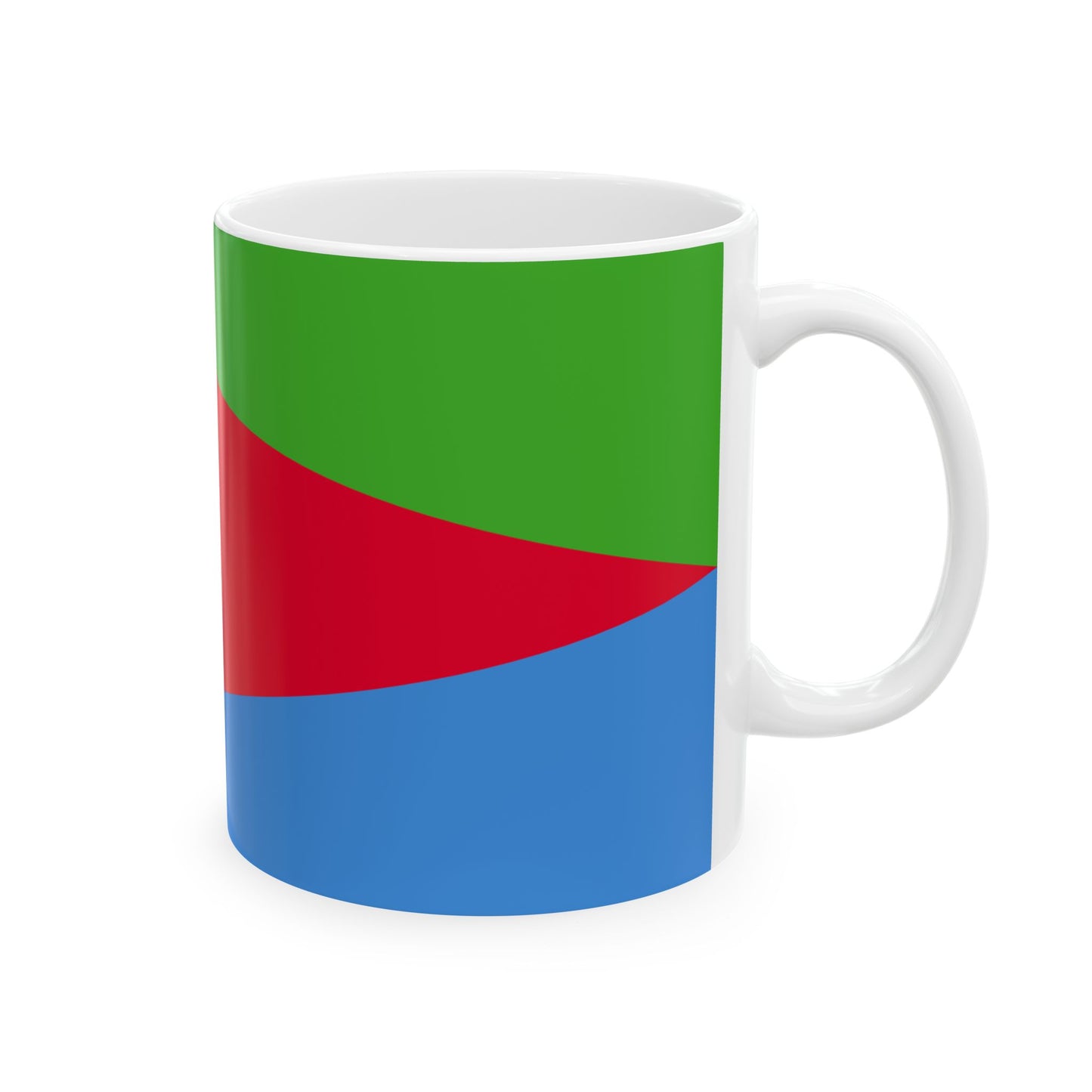 Flag of Eritrea (Eritrea) White Coffee Mug-Go Mug Yourself