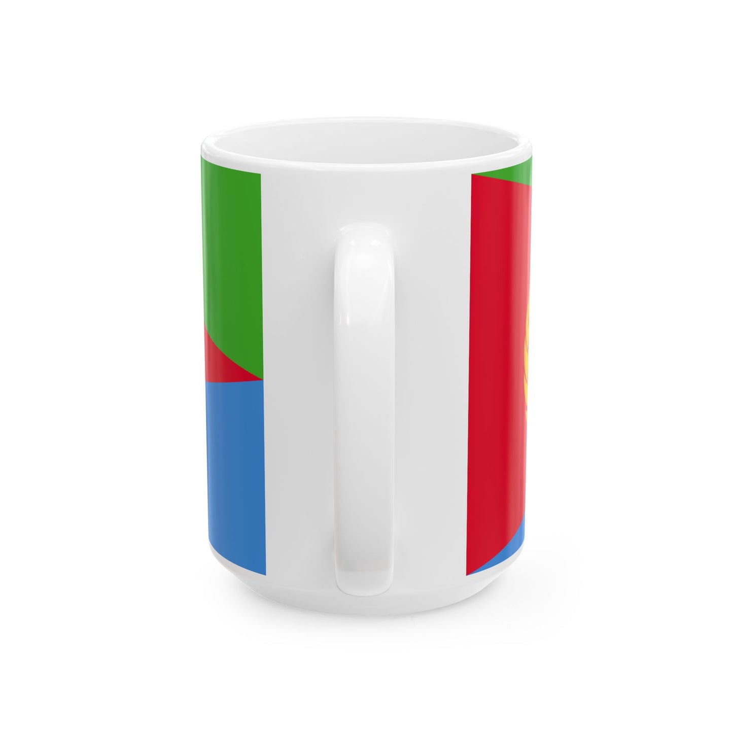 Flag of Eritrea (Eritrea) White Coffee Mug-Go Mug Yourself