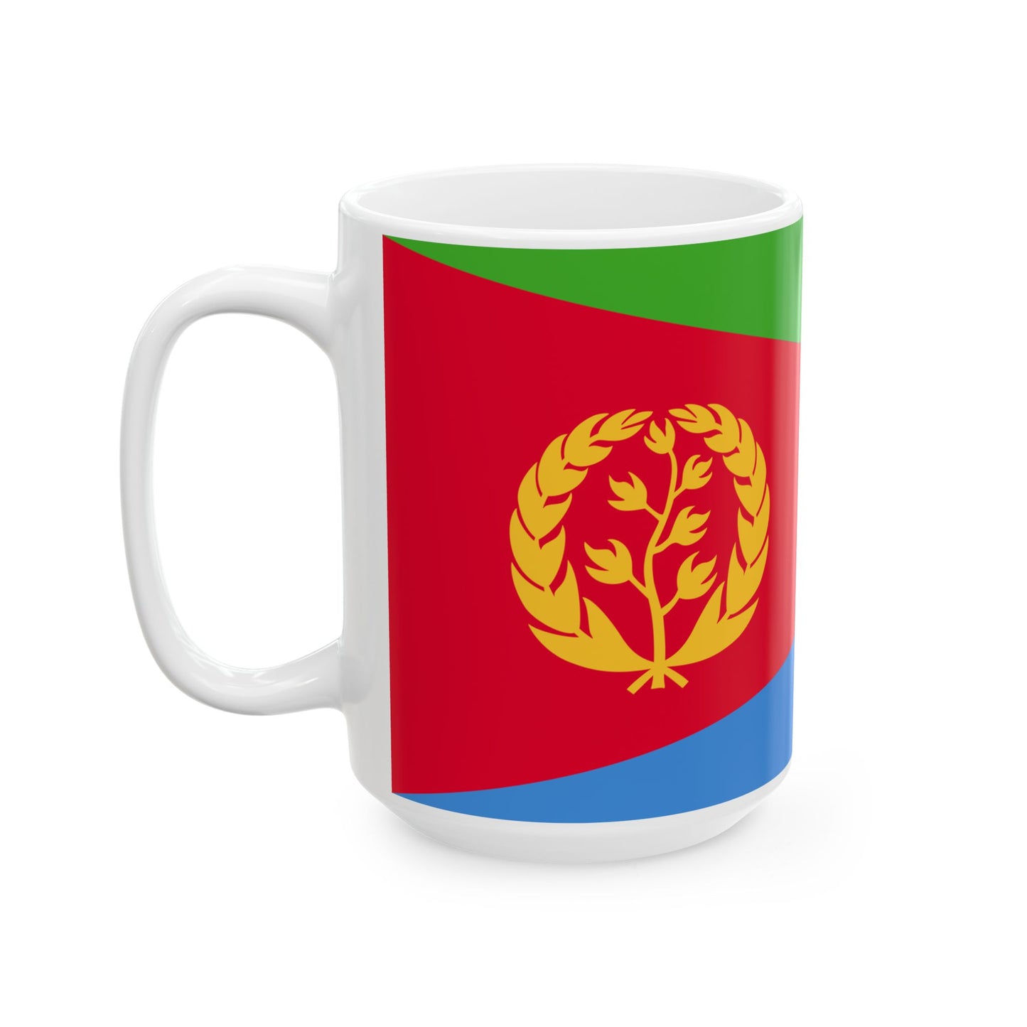 Flag of Eritrea (Eritrea) White Coffee Mug-Go Mug Yourself
