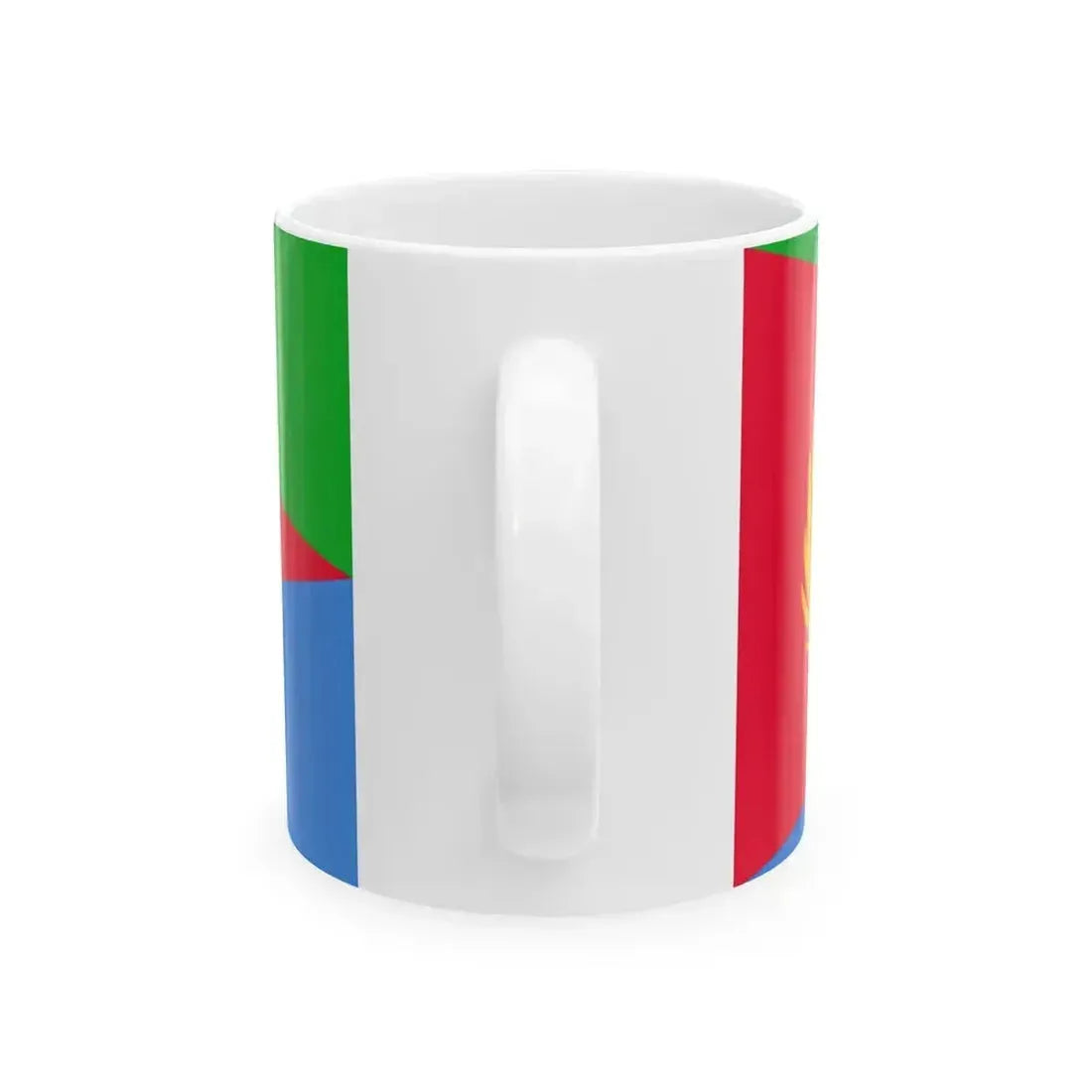 Flag of Eritrea variant (Eritrea) White Coffee Mug - Go Mug Yourself