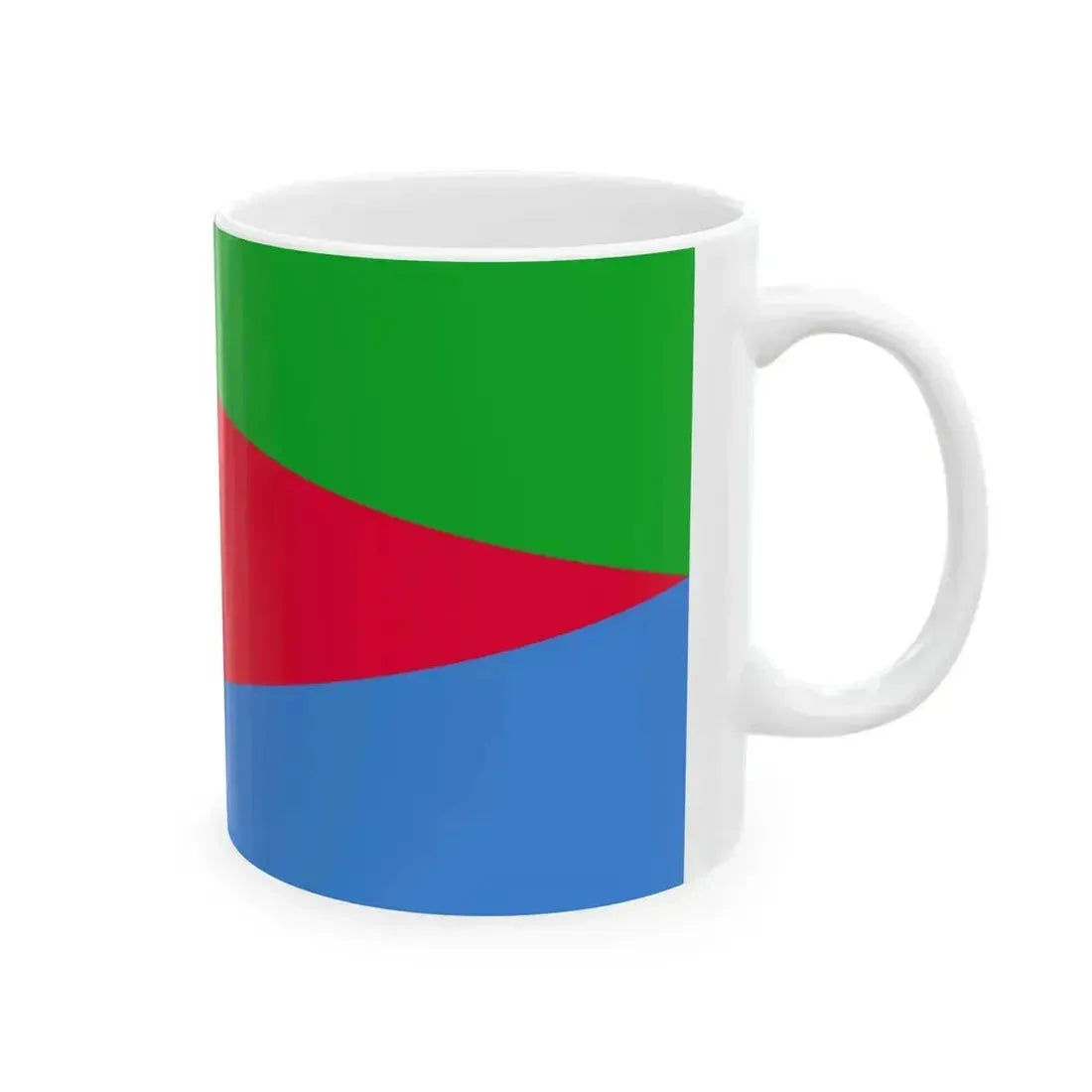 Flag of Eritrea variant (Eritrea) White Coffee Mug - Go Mug Yourself