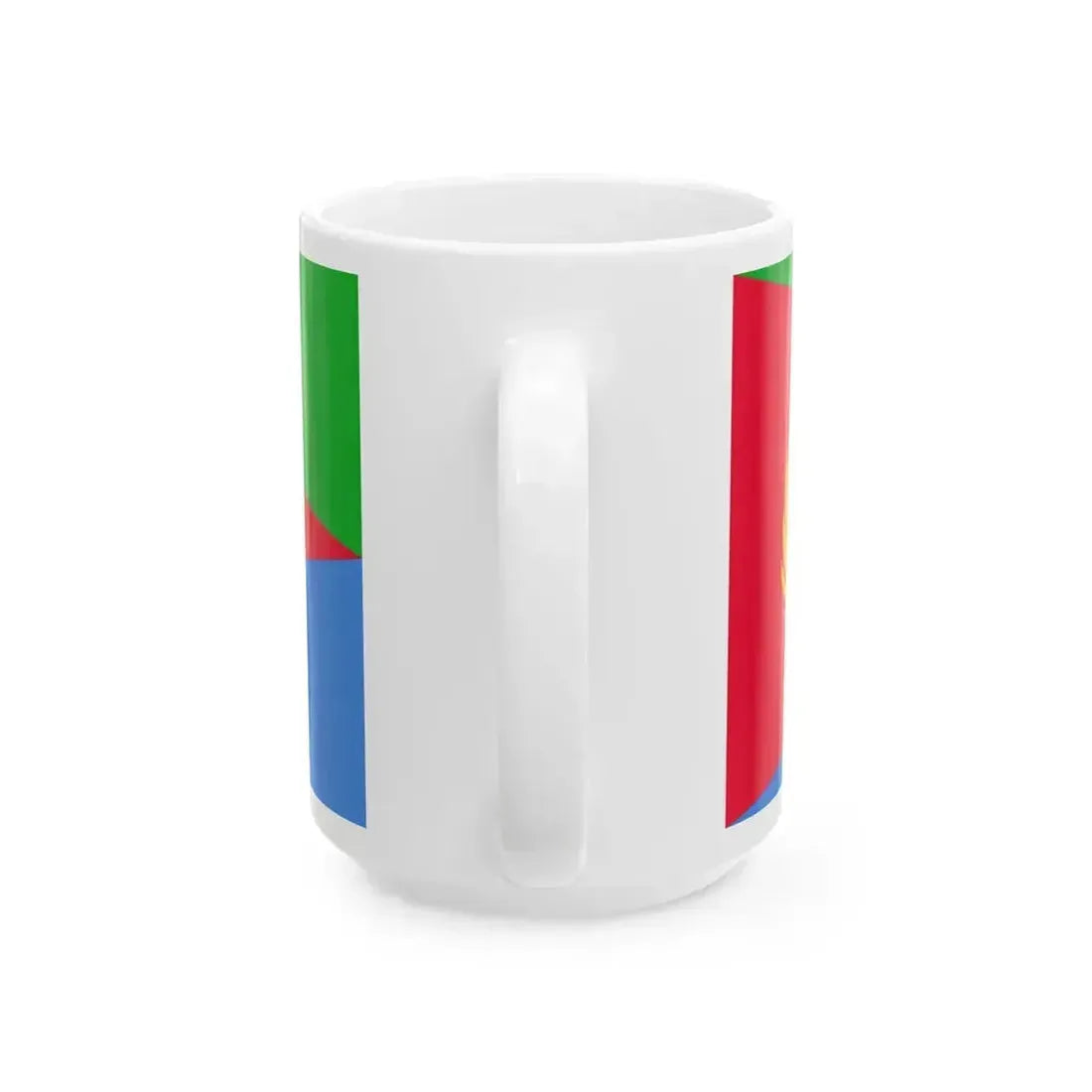 Flag of Eritrea variant (Eritrea) White Coffee Mug - Go Mug Yourself