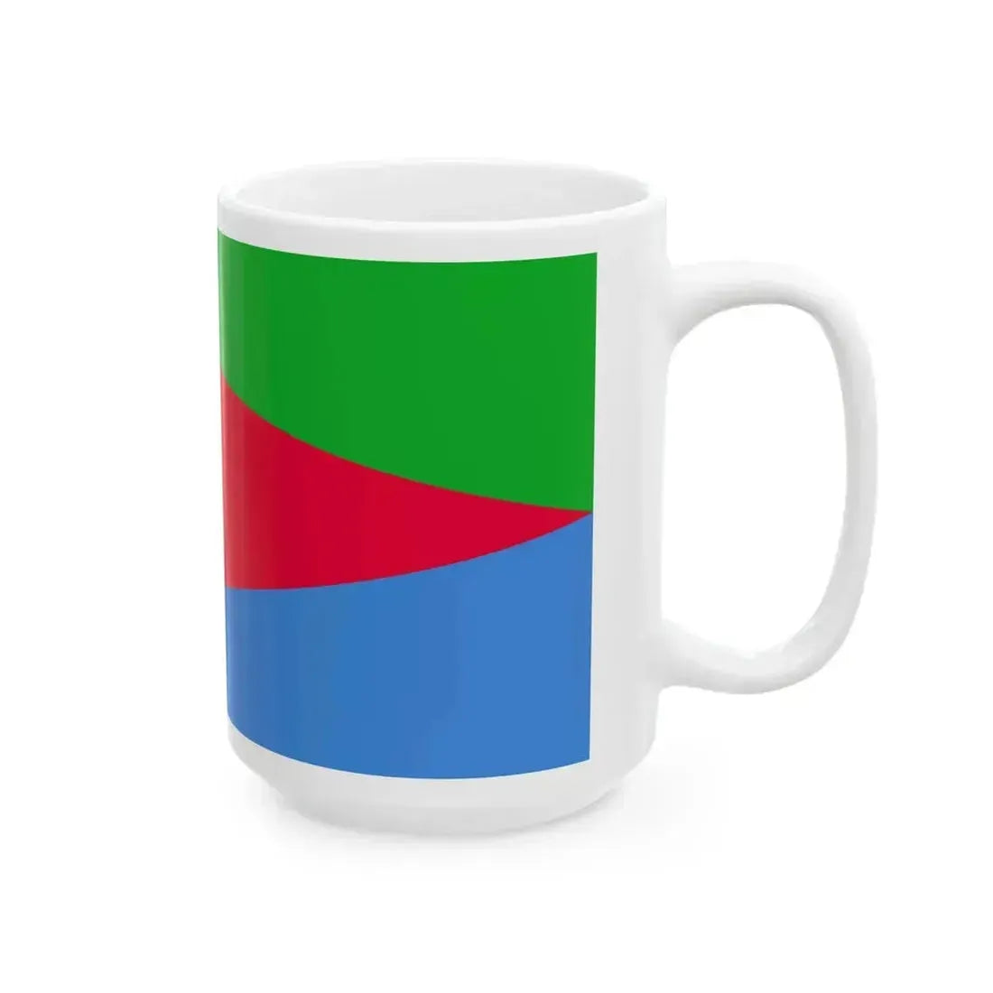 Flag of Eritrea variant (Eritrea) White Coffee Mug - Go Mug Yourself