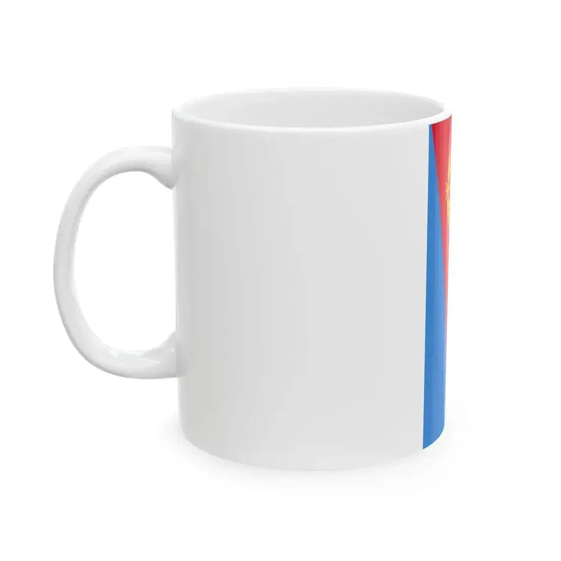 Flag of Eritrea vertical (Eritrea) White Coffee Mug - Go Mug Yourself