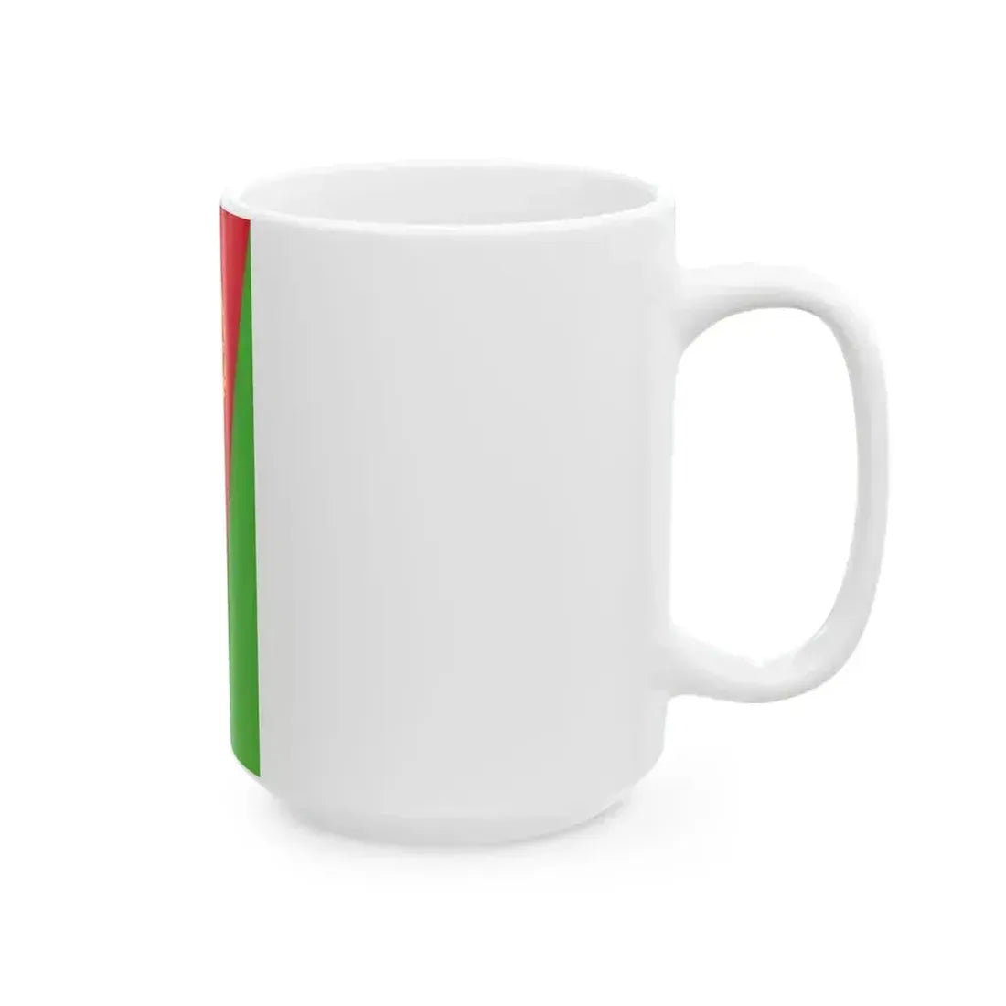 Flag of Eritrea vertical (Eritrea) White Coffee Mug - Go Mug Yourself