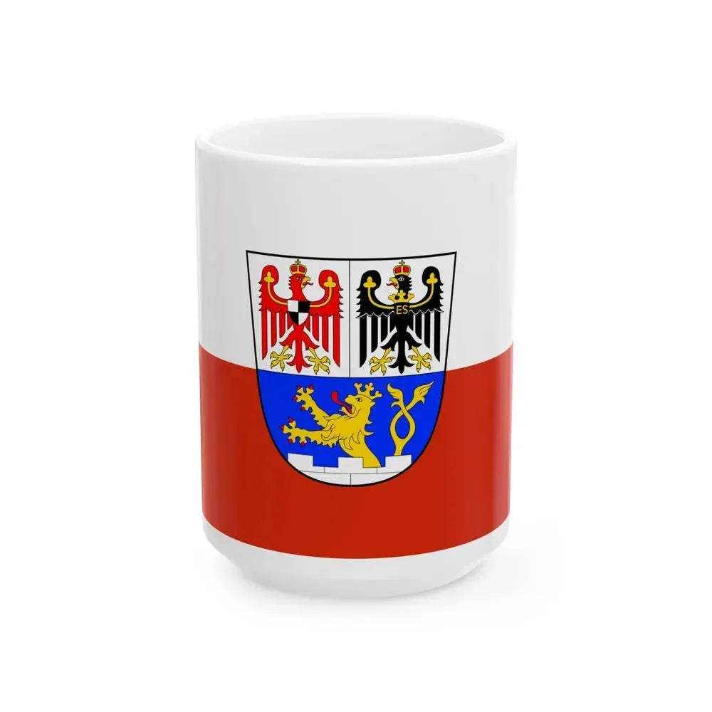Flag of Erlangen Germany - White Coffee Mug 15oz - Go Mug Yourself