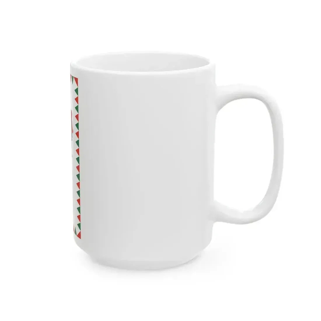 Flag of Ersekhalma vertical (Hungary) White Coffee Mug - Go Mug Yourself