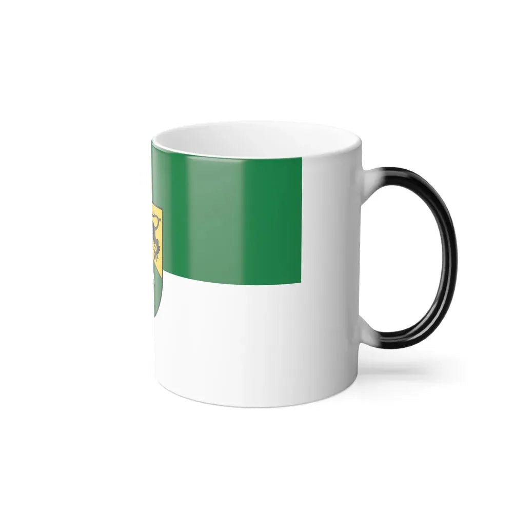 Flag of Erzgebirgskreises Germany - Color Changing Coffee Mug - Go Mug Yourself