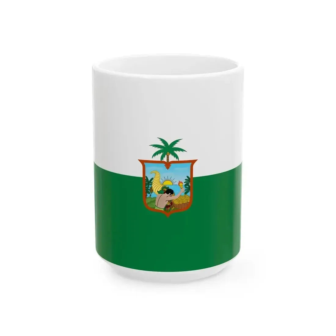 Flag of Esmeraldas - Ecuador (Ecuador) White Coffee Mug 15oz - Go Mug Yourself