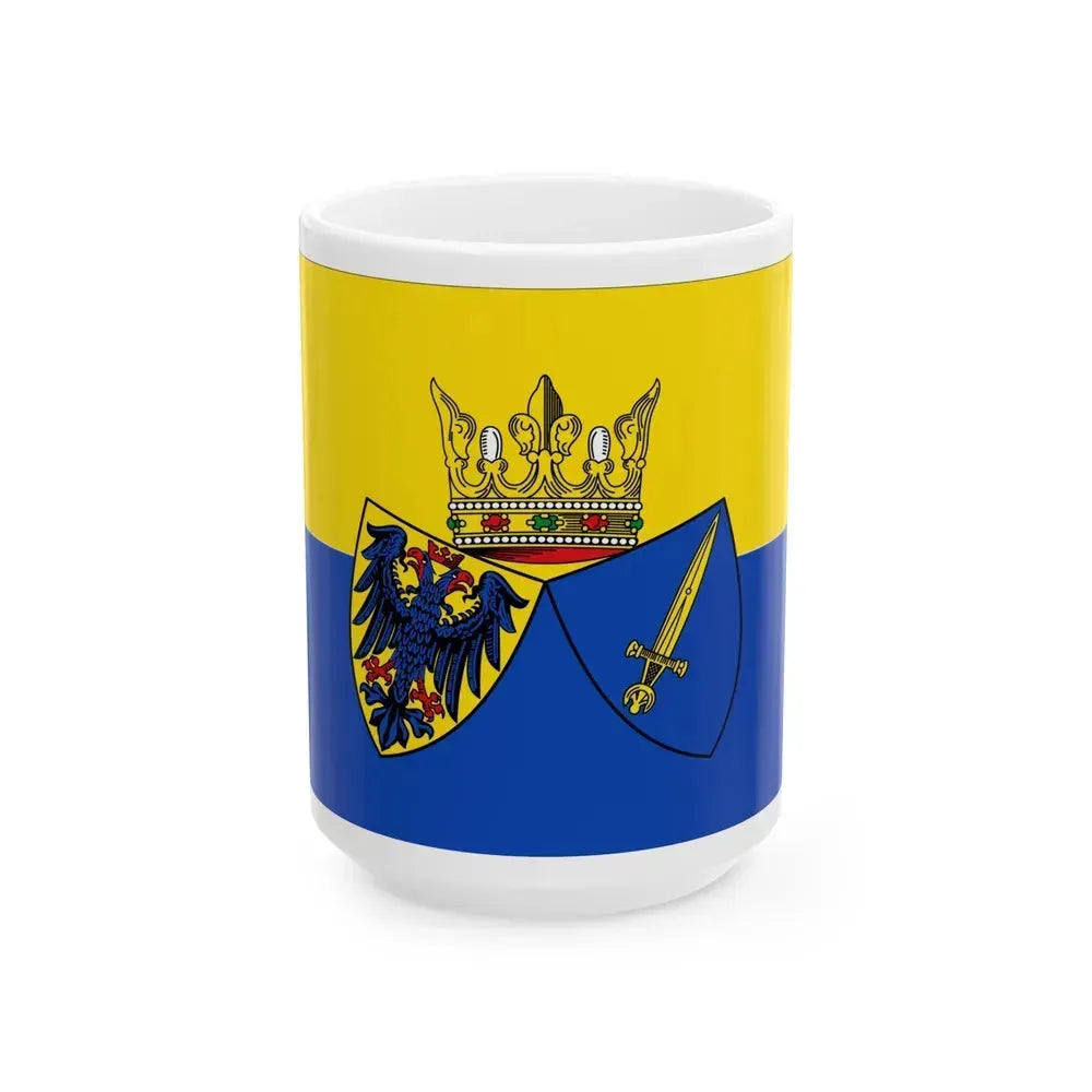 Flag of Essen Germany - White Coffee Mug 15oz - Go Mug Yourself