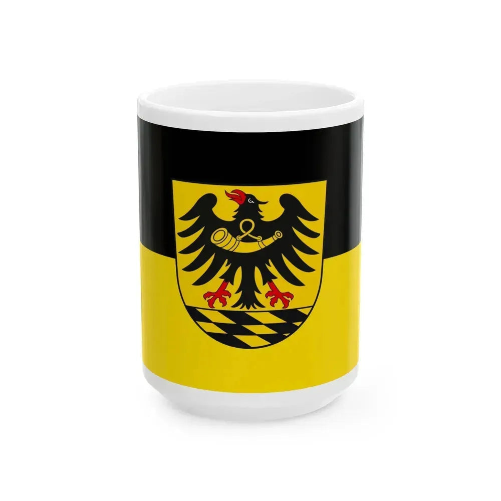 Flag of Esslingen Germany - White Coffee Mug 15oz - Go Mug Yourself