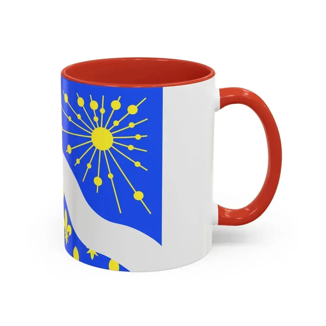 Flag of Essonne France 2 - Accent Coffee Mug - Go Mug Yourself