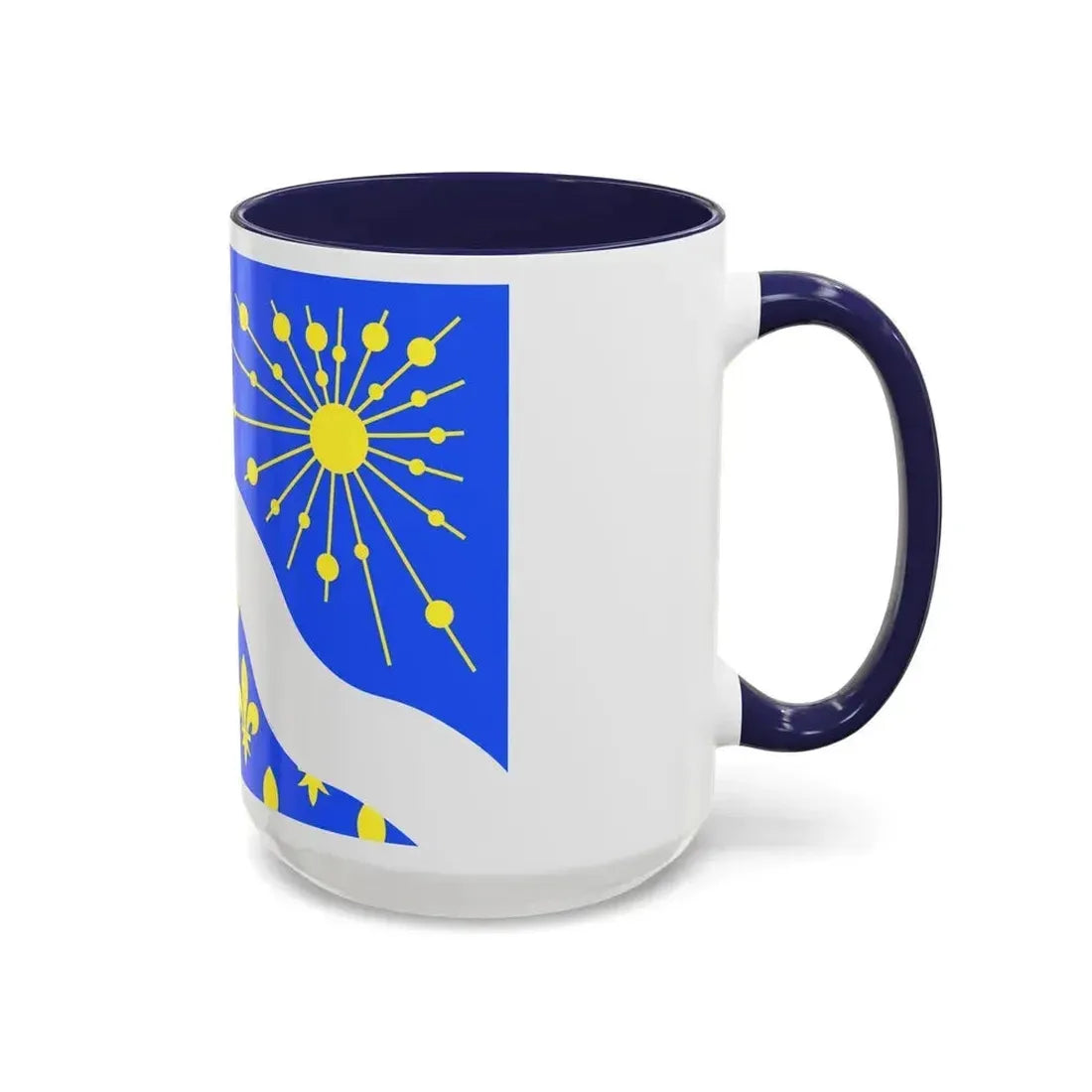 Flag of Essonne France 2 - Accent Coffee Mug - Go Mug Yourself