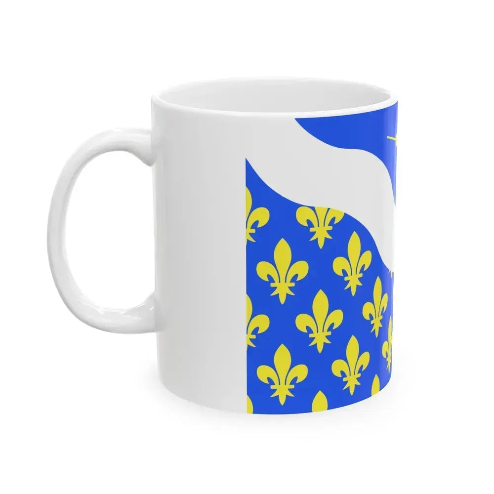 Flag of Essonne France 2 - White Coffee Mug - Go Mug Yourself