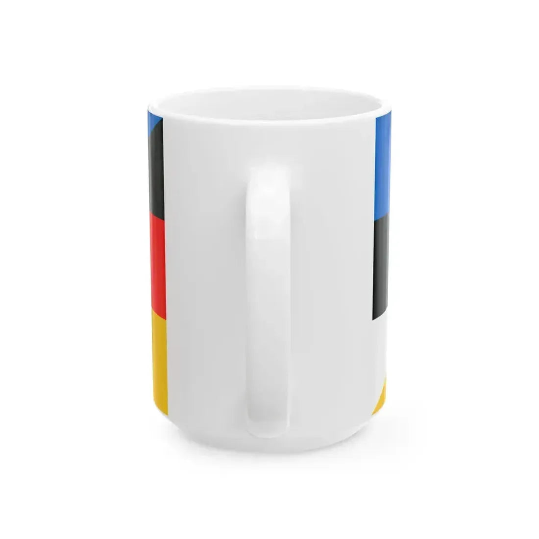 Flag of Estonia and Germany (Estonia) White Coffee Mug - Go Mug Yourself