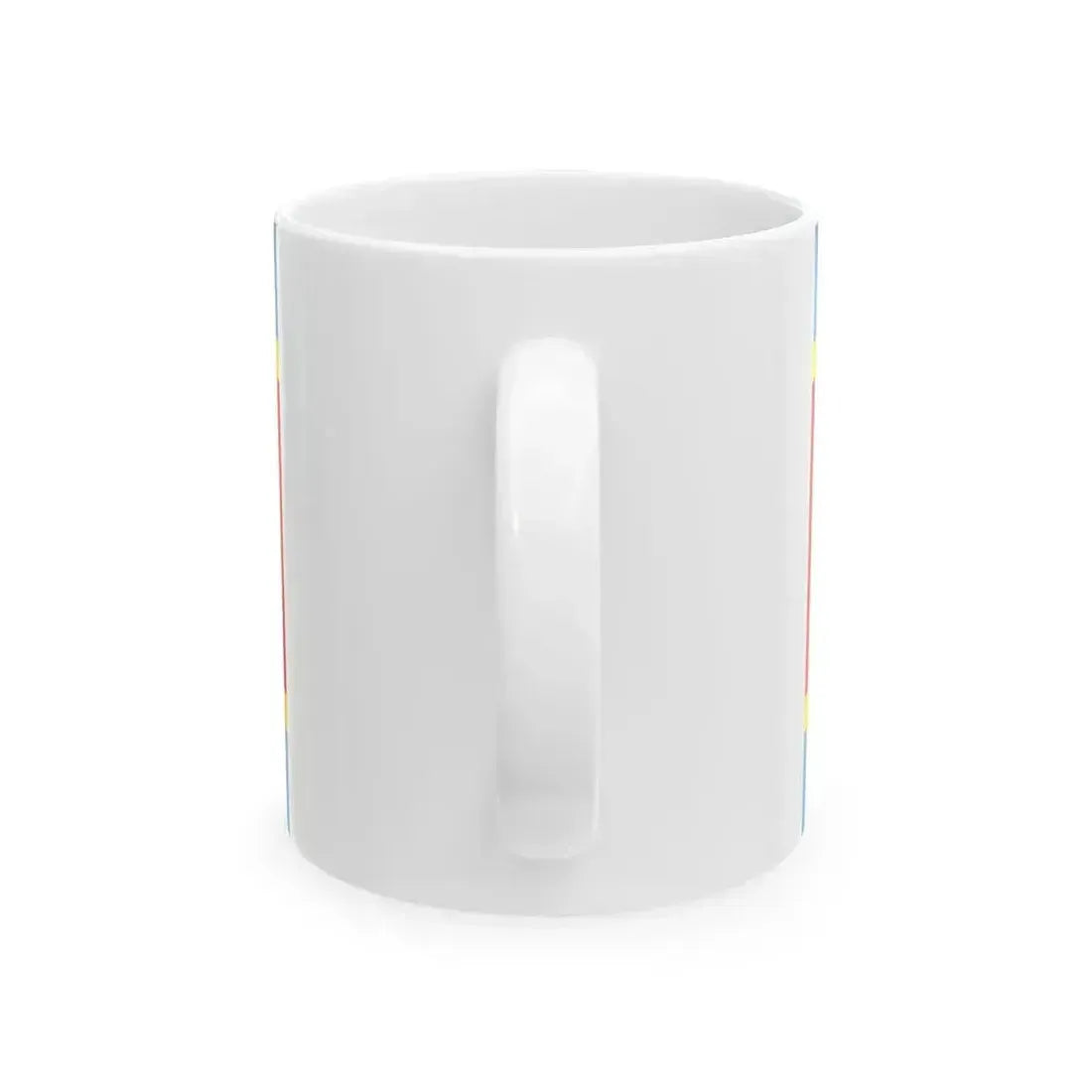 Flag of Eswatini with Lighter Colors (Eswatini) White Coffee Mug - Go Mug Yourself