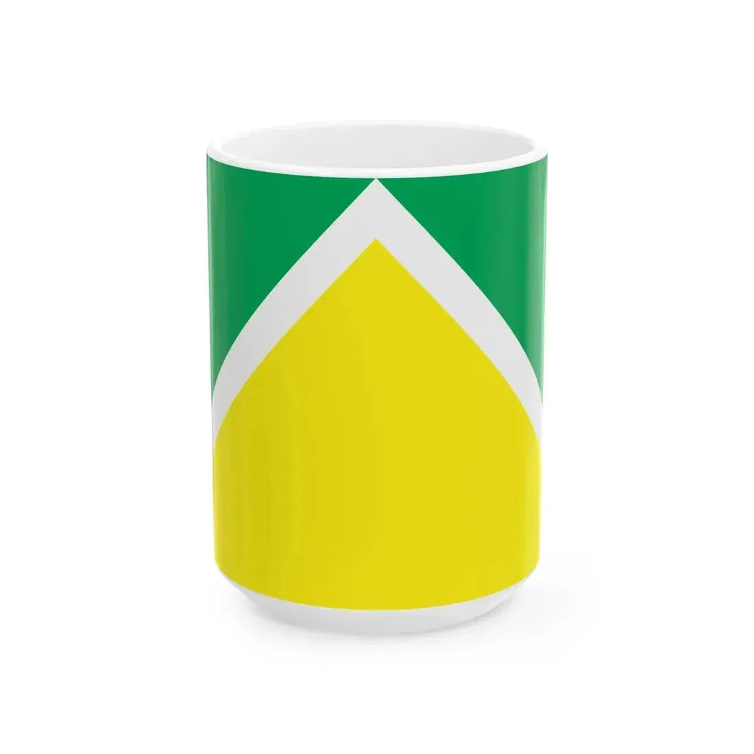 Flag of et-Ahja vald (Estonia) White Coffee Mug 15oz - Go Mug Yourself