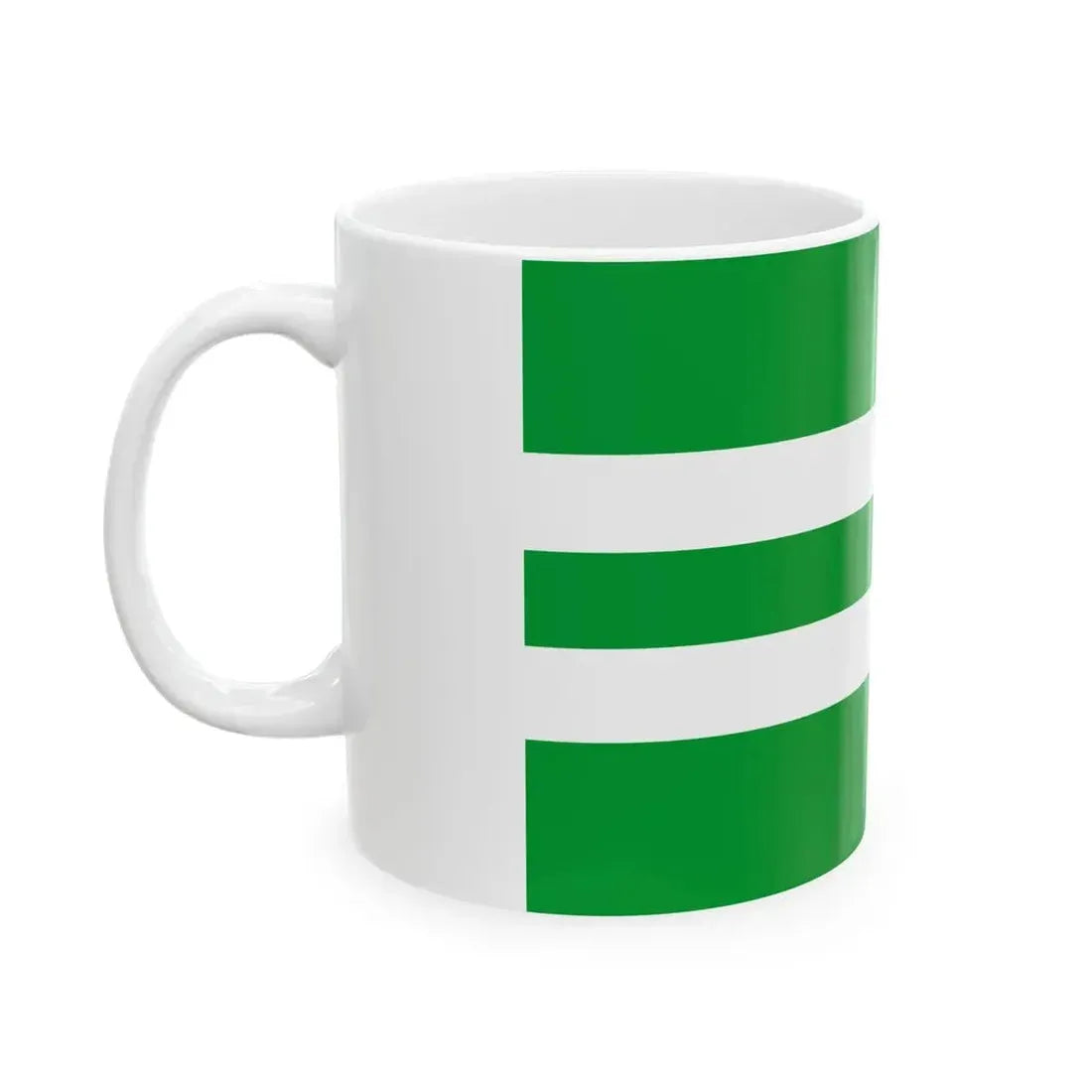 Flag of et-Antsla vald (Estonia) White Coffee Mug - Go Mug Yourself