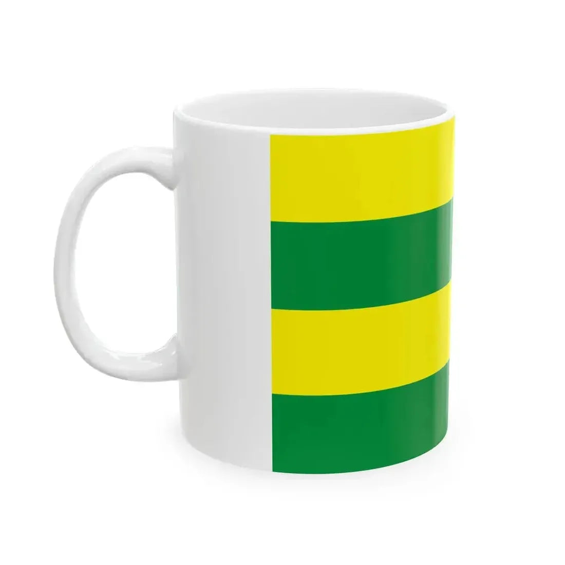 Flag of et-Jogeva (Estonia) White Coffee Mug - Go Mug Yourself