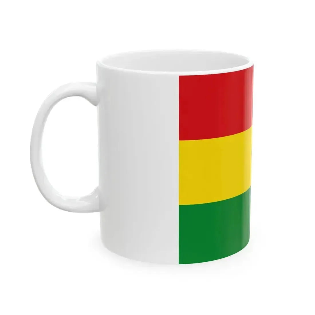 Flag of Ethiopia 1897-1914 (Ethiopia) White Coffee Mug - Go Mug Yourself