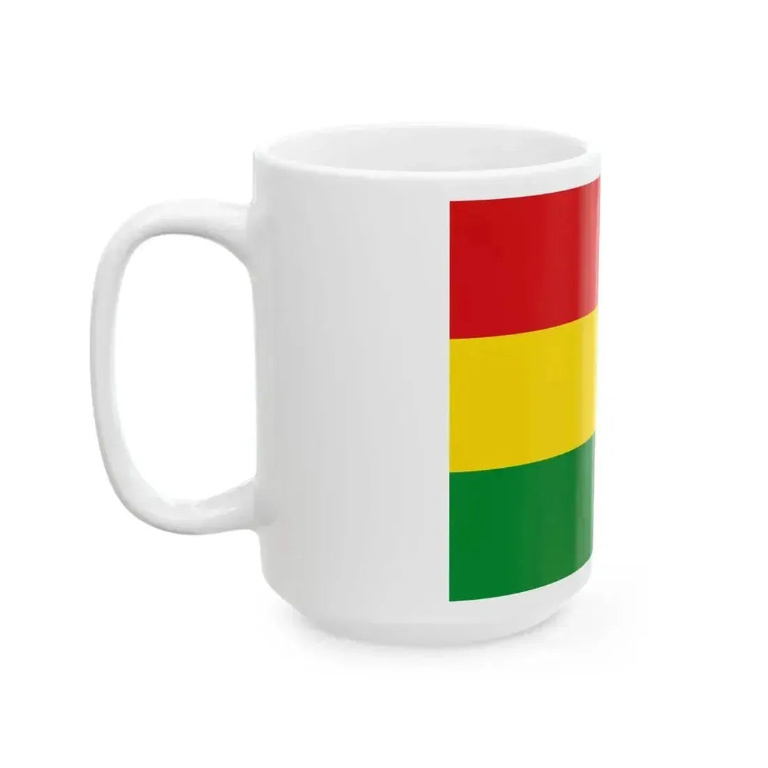 Flag of Ethiopia 1897-1914 (Ethiopia) White Coffee Mug - Go Mug Yourself
